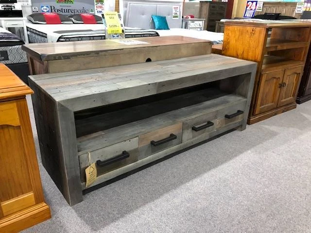 Brand New Recycled Timber Tv Unit Entertainment Tv Units