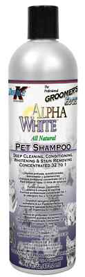 Groomer's Edge Alpha White Shampoo - 473ml for Dogs & Pets