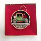 Hallmark Antique Car Christmas Ornament Season's Greetings Tree Trimmer 1977 Box