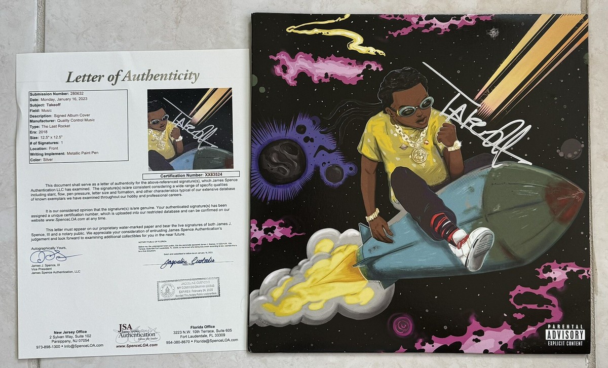 Takeoff Signed Autographed Auto The Last Rocket Vinyl Album LP
