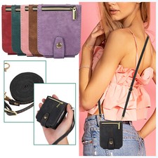 For Samsung Galaxy Z Flip6 Flip5 Flip4 Flip3 Crossbody Strap Zipper Wallet Case