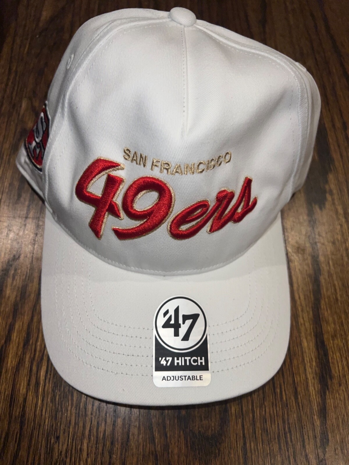 New 47 Brand San Francisco 49ers Attitude '47 Hitch Relaxed Fit Hat White & Red