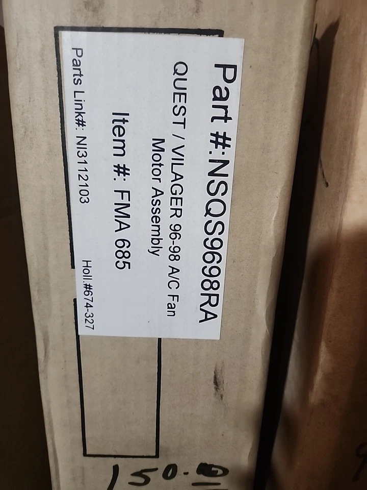 Conjunto de ventilador de refrigeración para Nissan Quest Mercury Villager 1996-1998 Foto 3 de 4