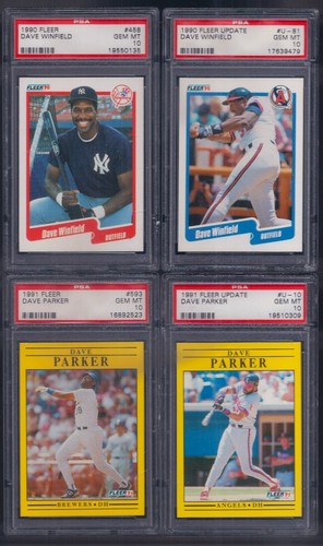 PSA 10 1987 Fleer Update Glossy #U49 Reggie Jackson Oakland Athletics READ ONLY - Picture 14 of 17