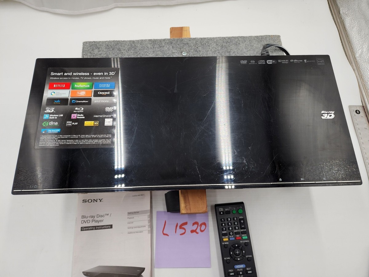 Sony BDP-BX59 3D Blu Ray & DVD Player WiFi Streaming w/ Remote