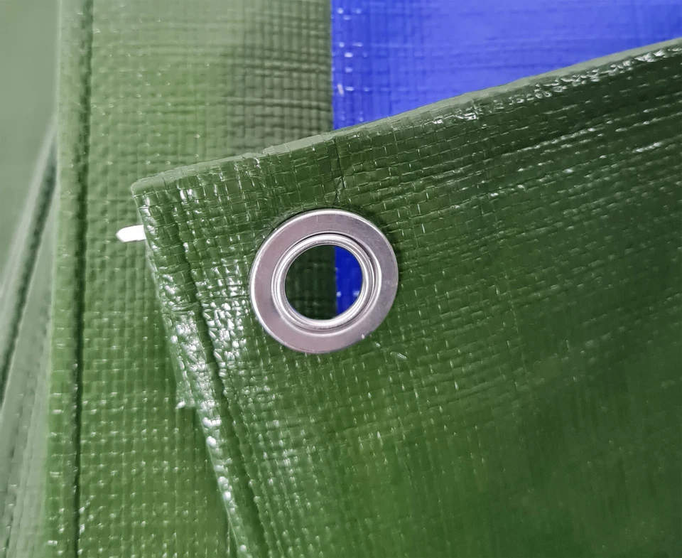 Telo impermeabile da Esterno Occhiellato In Polietilene Rinforzato 180 gr/m² - Immagine 3 di 4