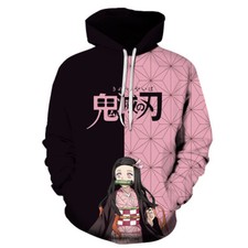 Anime Demon Slayer Kimetsu no Yaiba Hoodie 3D Printed Kamado Nezuko Pullover