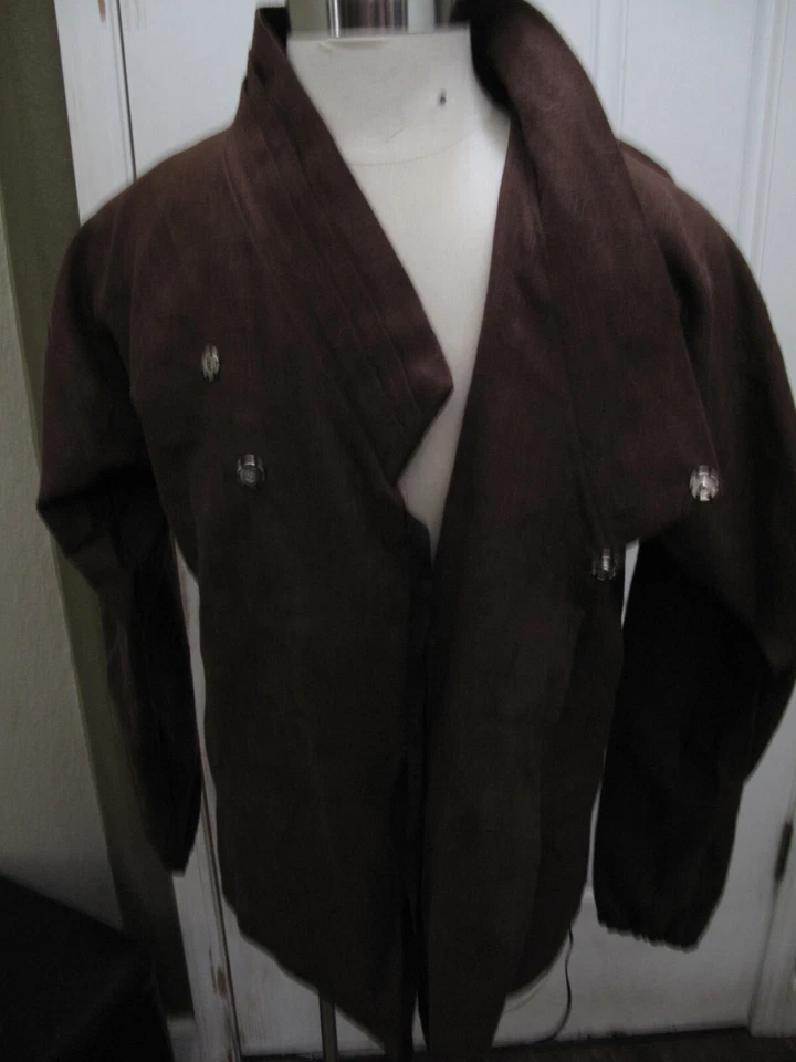 Camisa Jedi Obi Wan Kenobi ep.3, Muñequeras o Elásticas, Cuello Horizontal Pliegues Foto 2 de 3