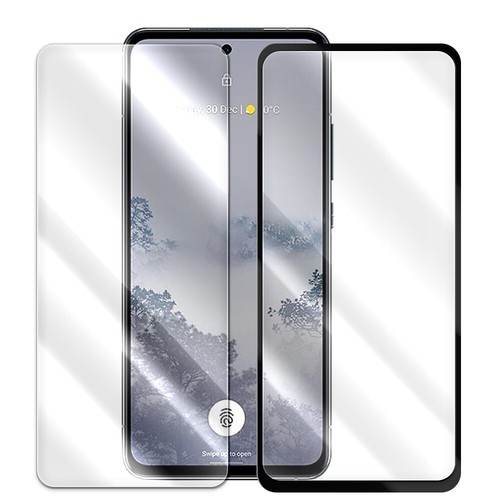 9H Hardness Tempered Glass Screen Protector Soft Cover Case f Nokia X30 5G Phone - Picture 2 of 34