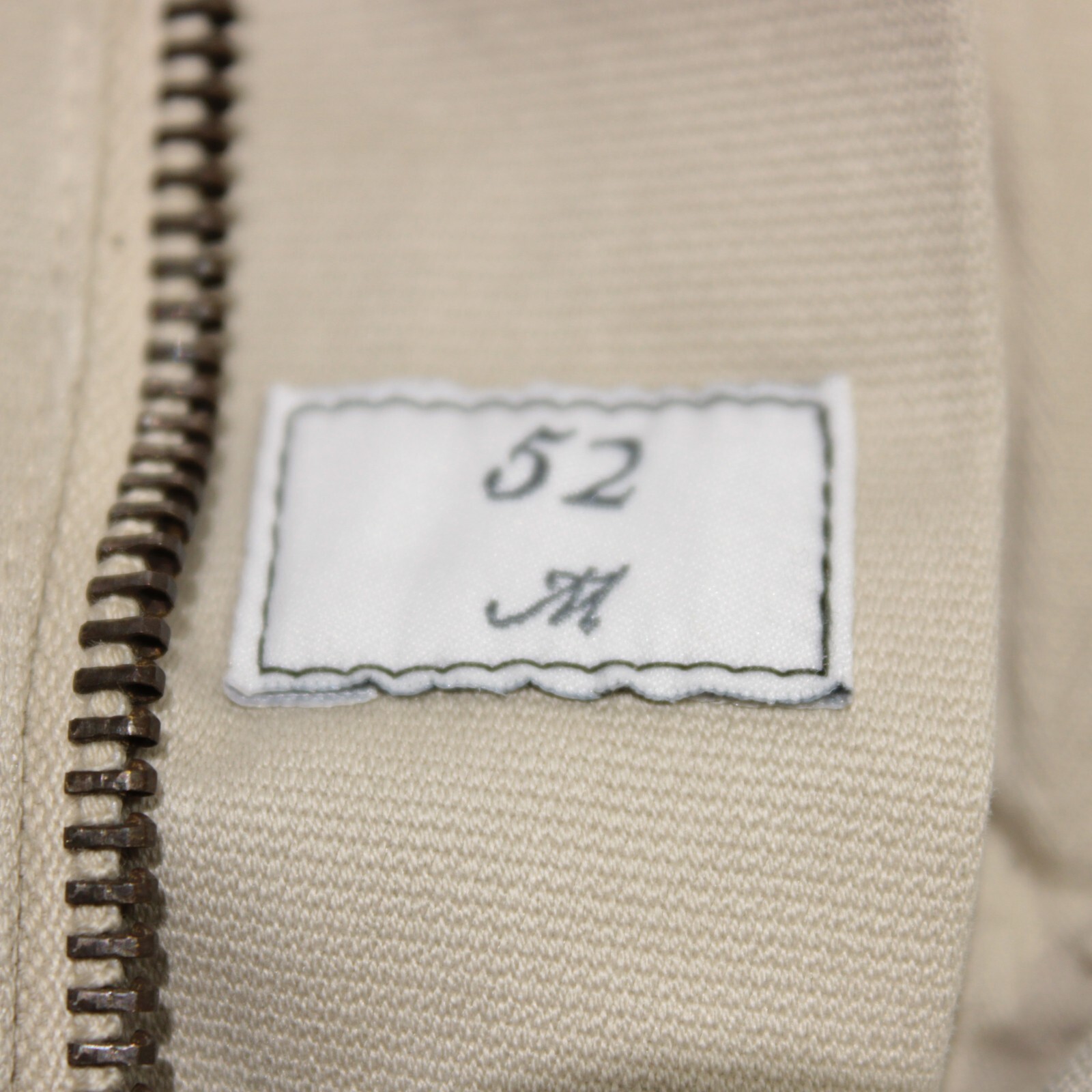 Mason's NWOT Cotton Blend Cargo / Casual Pants Size 52 (36 US) In Solid Beige