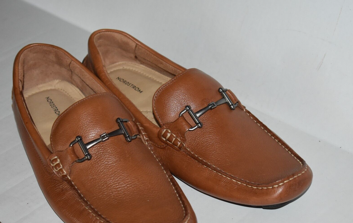 Nordstrom’s Men’s Brown Leather Driving Penny Loafer Moccasins  - NWT - 9.5 Nordstrom USA Loafers for Men | Mercari main image 3