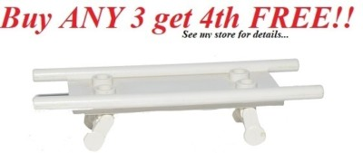 #ad ☀️ USED LEGO MINIFIG MINIFIGURE White Stretcher City Doctor Hospital Gurney $1.99