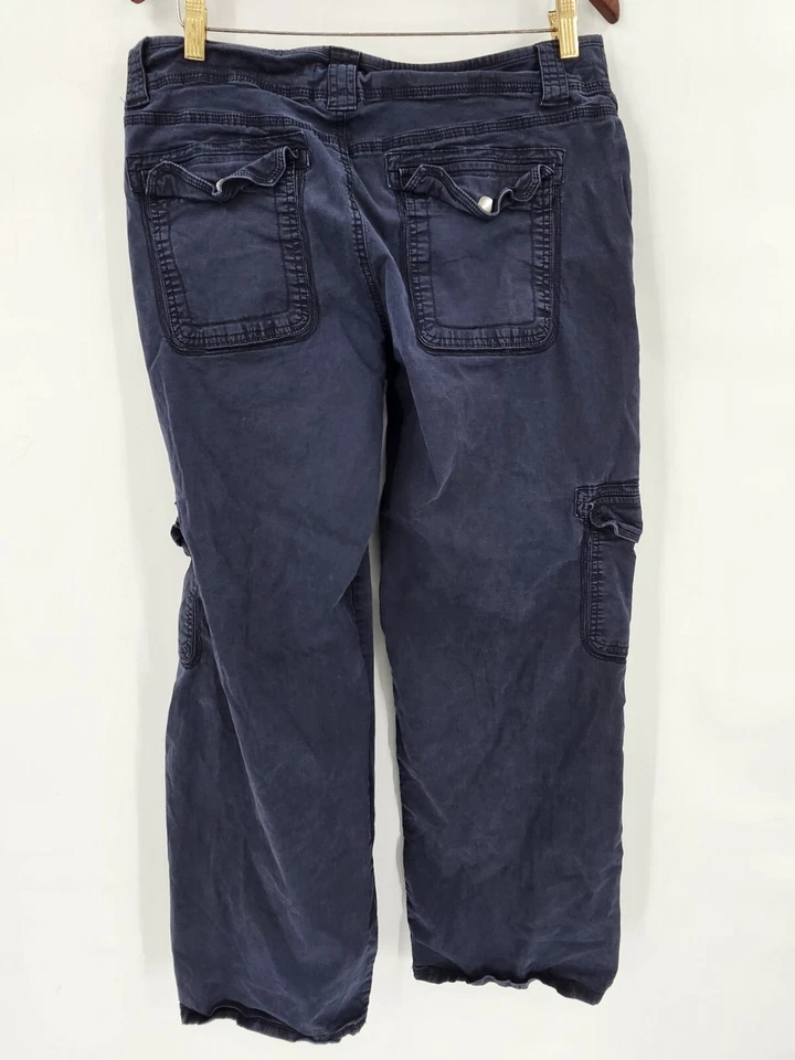 Calça cargo Garage Camden Utility Wear azul street wear tamanho 13 perna larga - Imagem 4 de 4