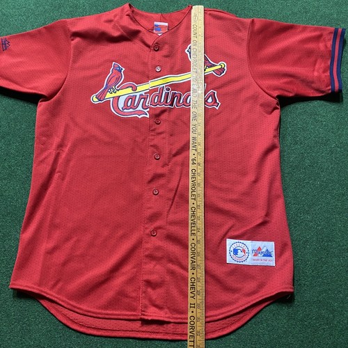 Vintage St Louis Cardinals Jersey Shirt Mens L Red 90S MLB Baseball Shirt USA - Picture 8 of 9