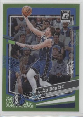 2023-24 Panini Donruss Optic Lime Green Prizm 83/149 Luka Doncic #67 4f5