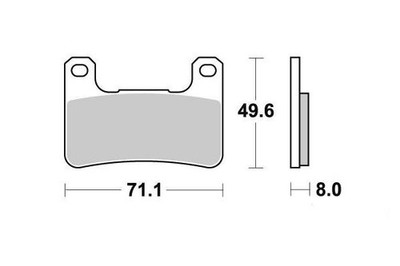 Pastiglie freno Semi-metalliche R90 per APRILIA SR 150 2T 1999-2002