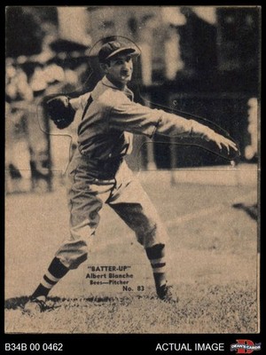 1934 Batter Up #83 Albert Blanche  RC  6 - EX/MT