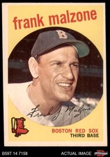 1959 Topps #220 Frank Malzone Red Sox 8 - NM/MT