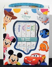 Disney baby book boards set in case - 12 books - 2024 - shapes, colors farm, tim