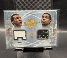 2001-02 Upper Deck Inspirations Chris Webber Gerald Wallace RC #/1100 Kings