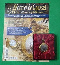 Hachette collection montres Gousset d'exception N°8 couvercle IIIe republique
