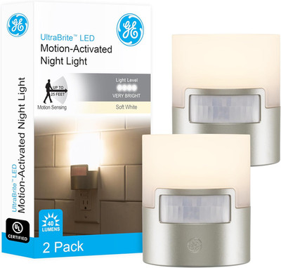 LED Motion Sensor Night Light, Plug into Wall, 40 Lumens, Soft White, Ul-Certifi