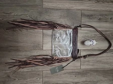 🩵🩵 Brand New🩵🩵 Myra Bag Ladies Intricate Clear & Leather Bag S-2891