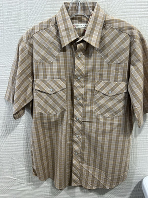 roper western shirt SS mens size medium
