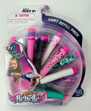 Nerf Rebelle 12 Foam Dart Refill Nerf Gun Bow Soft Printed Ammo Pack Set Hasbro