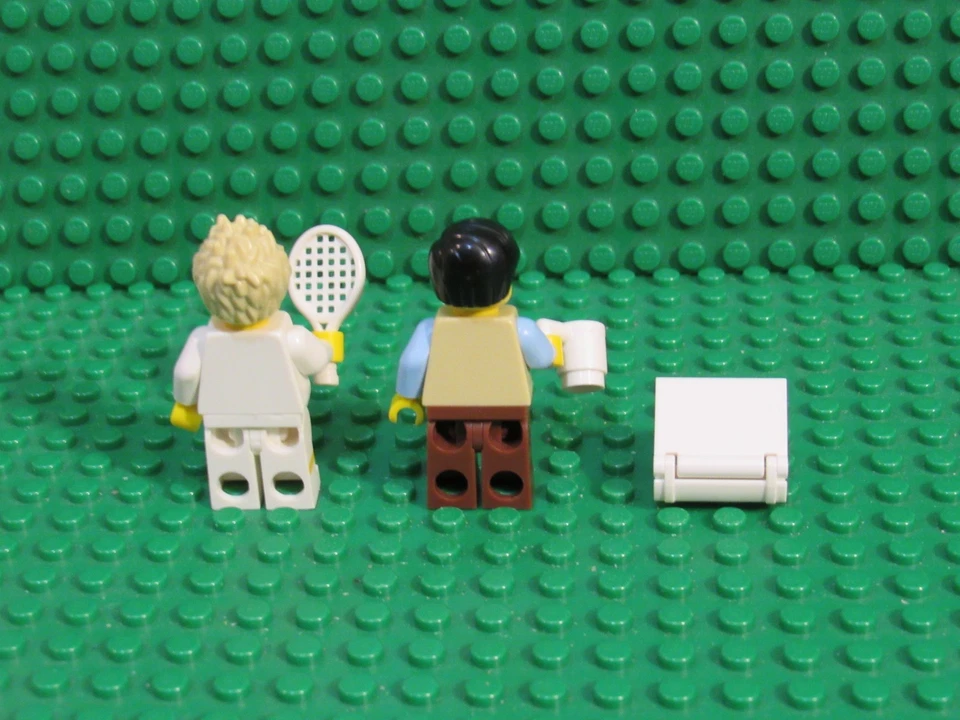 Lote 2 LEGO Collectible Series 7 Minifiguras Tênis Ace Programador de Computador CT25 - Imagem 2 de 2