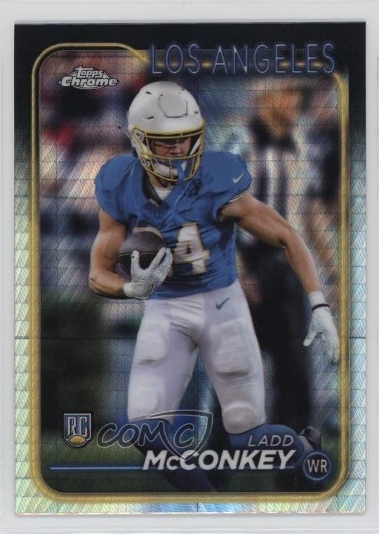 2024 Topps Chrome Rookies Prism Refractor Ladd McConkey #212 15ik