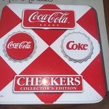 Jeu de dames Coca Cola Coke édition collector en étain 2003