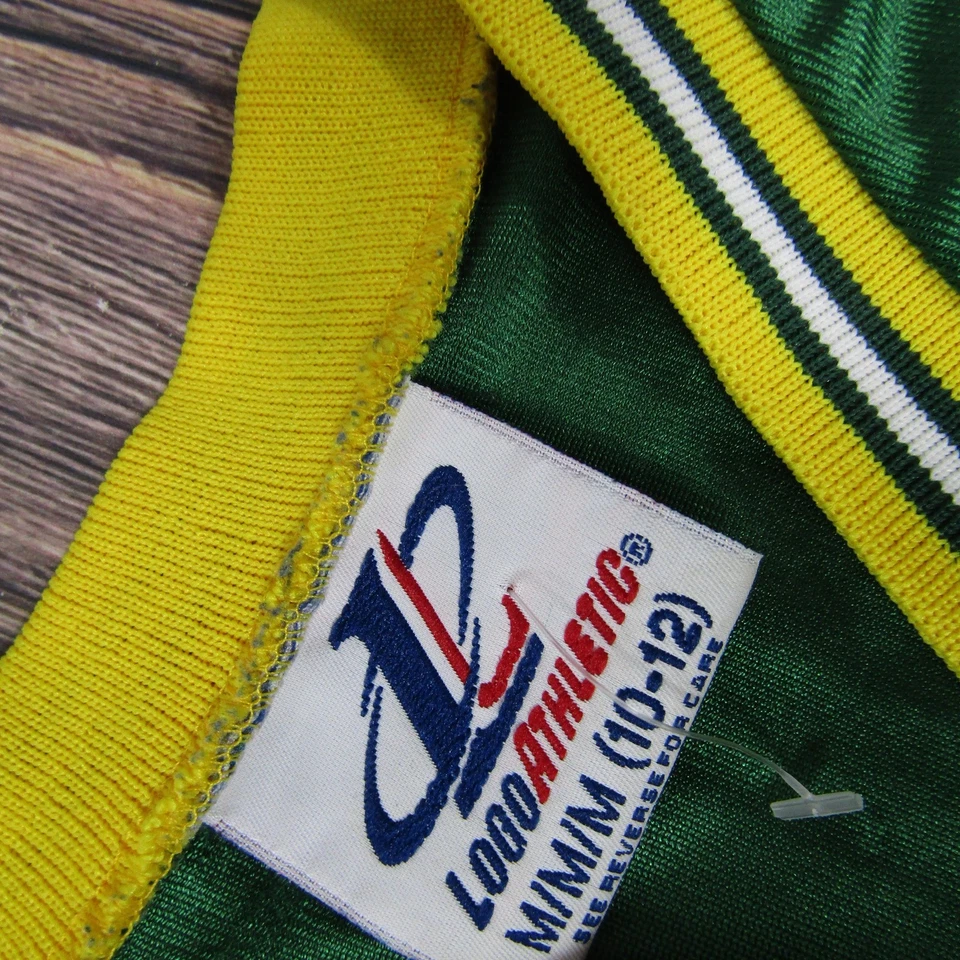 Camiseta deportiva vintage de los Green Bay Packers juvenil mediana con logotipo de fútbol americano de la NFL atlética años 90 Foto 2 de 4