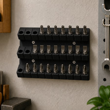 Halterung für Bits Bithalter für 30 Bits Wandhalterung Bithalterung 1/4 Zoll Hex
