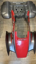 1986-1989 Honda Trx250r Plastics With Quad Tech Carbon Fiber Hood!