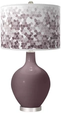 Poetry Plum Mosaic Ovo Table Lamp