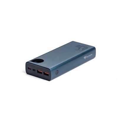 myVolts - Step Up 65W PD Power Bank Blue