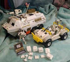 Lanard STAR FORCE action figure set APC vehicles Rover lot kids toy model Space