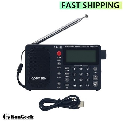 QODOSEN SR-286 FM/LW/MW/SW Radio Multi-band Radio Receiver Shortwave Radio