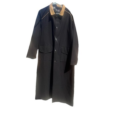 VTG Ghost Rider S Duster Full Length Western Apparel Mens Made in USA Long Coat