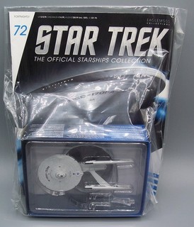 EAGLEMOSS 72 STAR TREK EE. UU. ENTERPRISE NCC 1701 A COMO NUEVO con REVISTA EMBOLSADA
