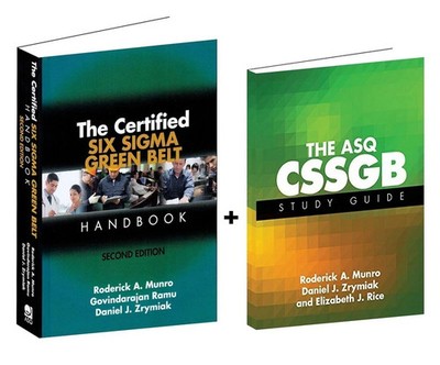 New The Certified Six Sigma Green Belt Handbook + ASQ CSSGB Study