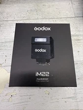 US Godox iM22 Mini Camera Flash Speedlite Built-in Battery for Canon Nikon Sony