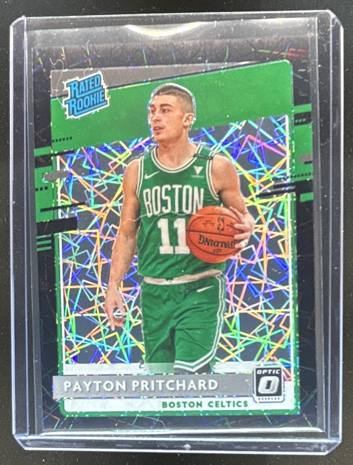 2020-21 Donruss Optic Payton Pritchard Black Velocity RC #/39 Celtics