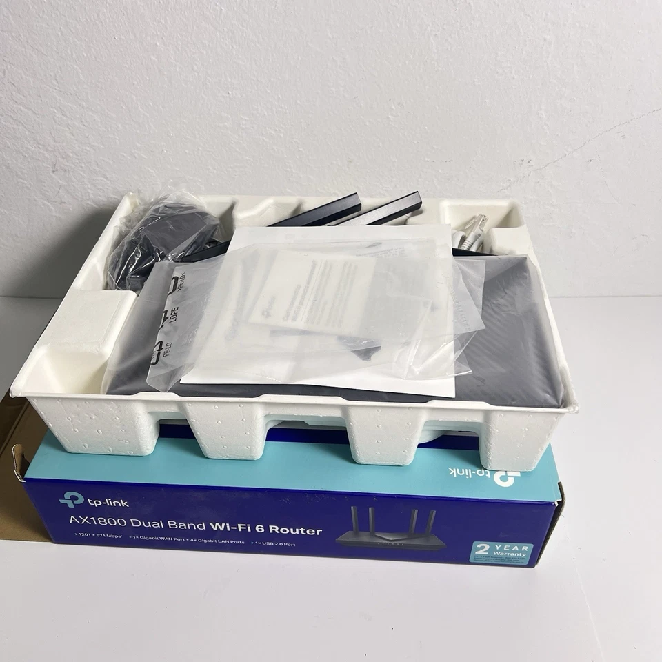 TP-Link AX1800 WiFi 6 Router V4 Archer AX21 Dual Band Wireless Internet Router - Image 2 of 4