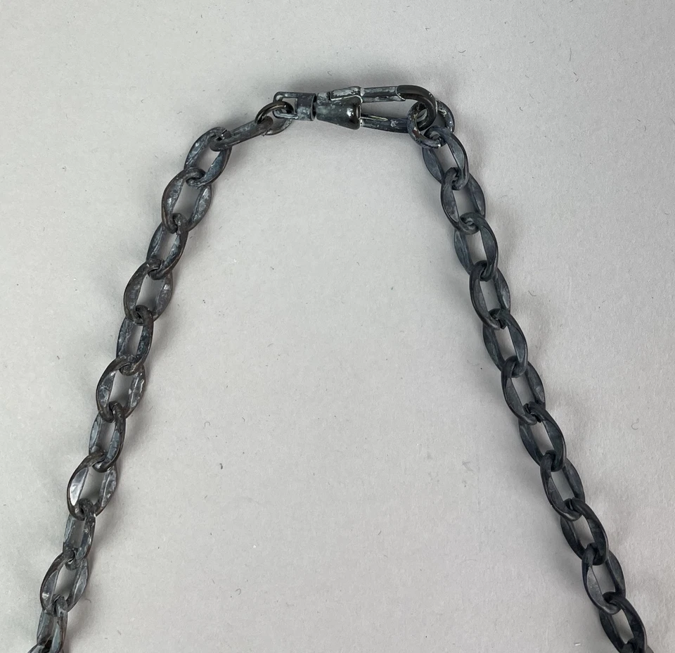 HUGE TRIBAL VINTAGE ROSE QUARTZ STATEMENT NECKLACE Tribal Ethnic BOHO Cosplay - Image 4 of 4