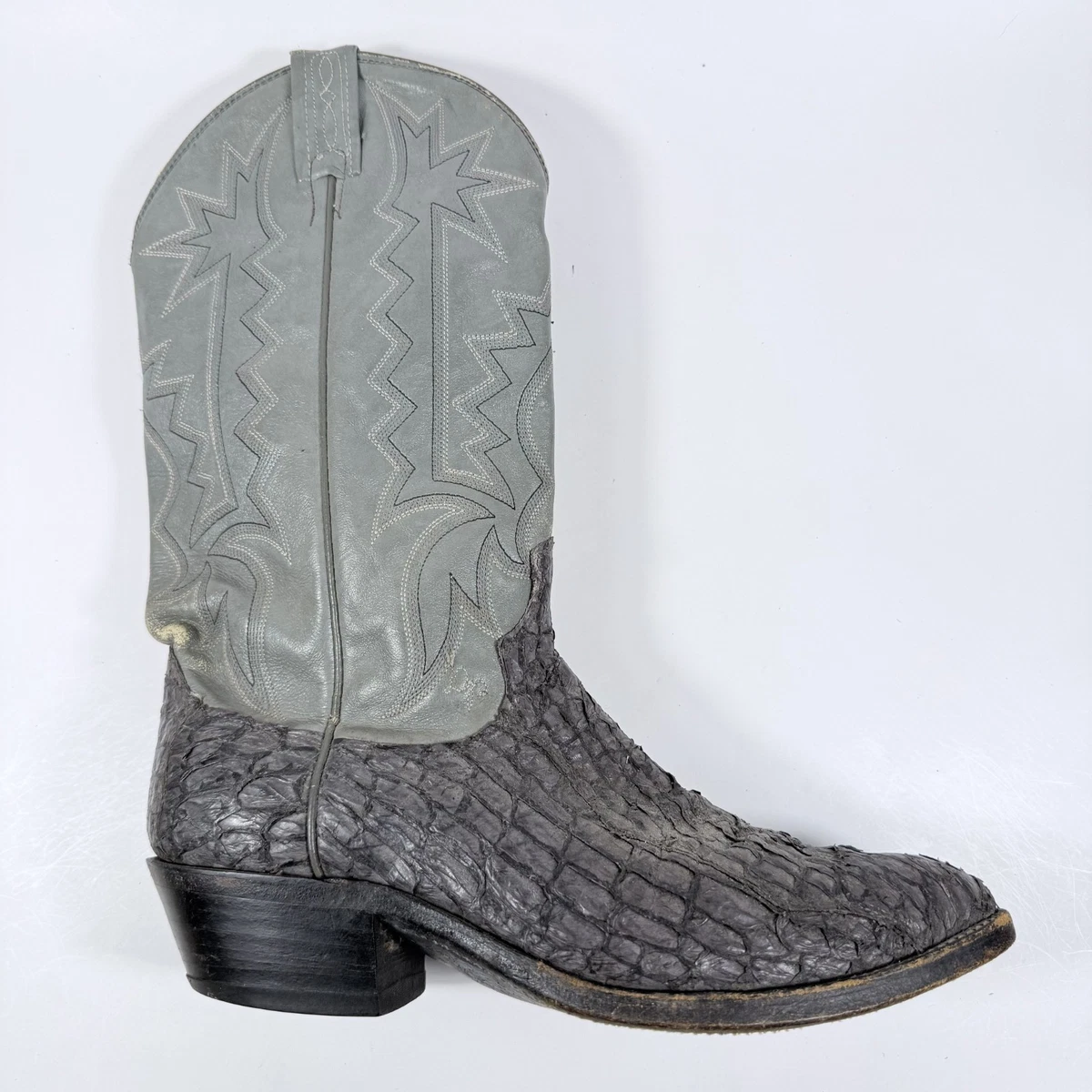 Dan Post Light Grey Antelope Cowboy Boots in Men\'s Size 11D Dan Post Solid Gray for Men for Sale | Shop New & Used Men main image 3
