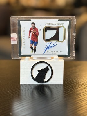 2018 Panini National Treasures Alvaro Morata Colossal Patch 2018 Panini National Treasures Alvaro Morata Colossal Patch
