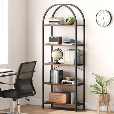 5 Stufen Bücherregal gebogen Bücherregal Moderne Bücherregale hohe Display Racks