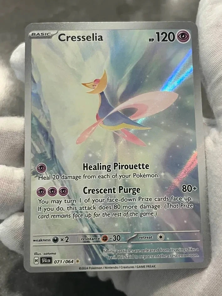Pokémon TCG Cresselia 071/064 Shrouded Fable Holo Illustration Rare NM - Image 3 of 4